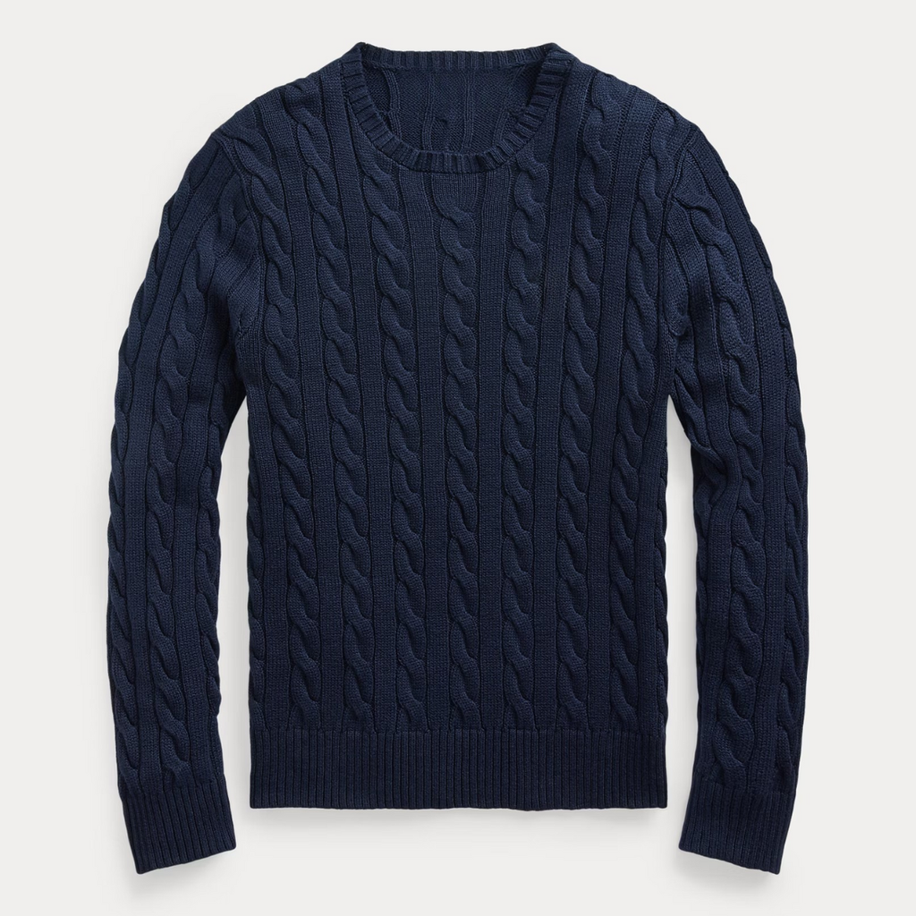 Cotton cable-knit sweater