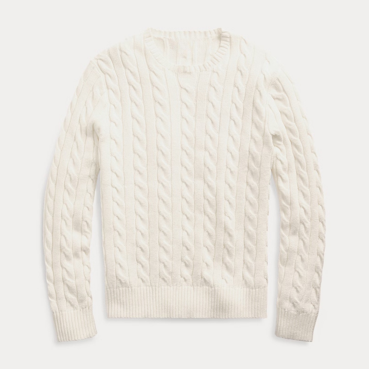 Cotton cable-knit sweater