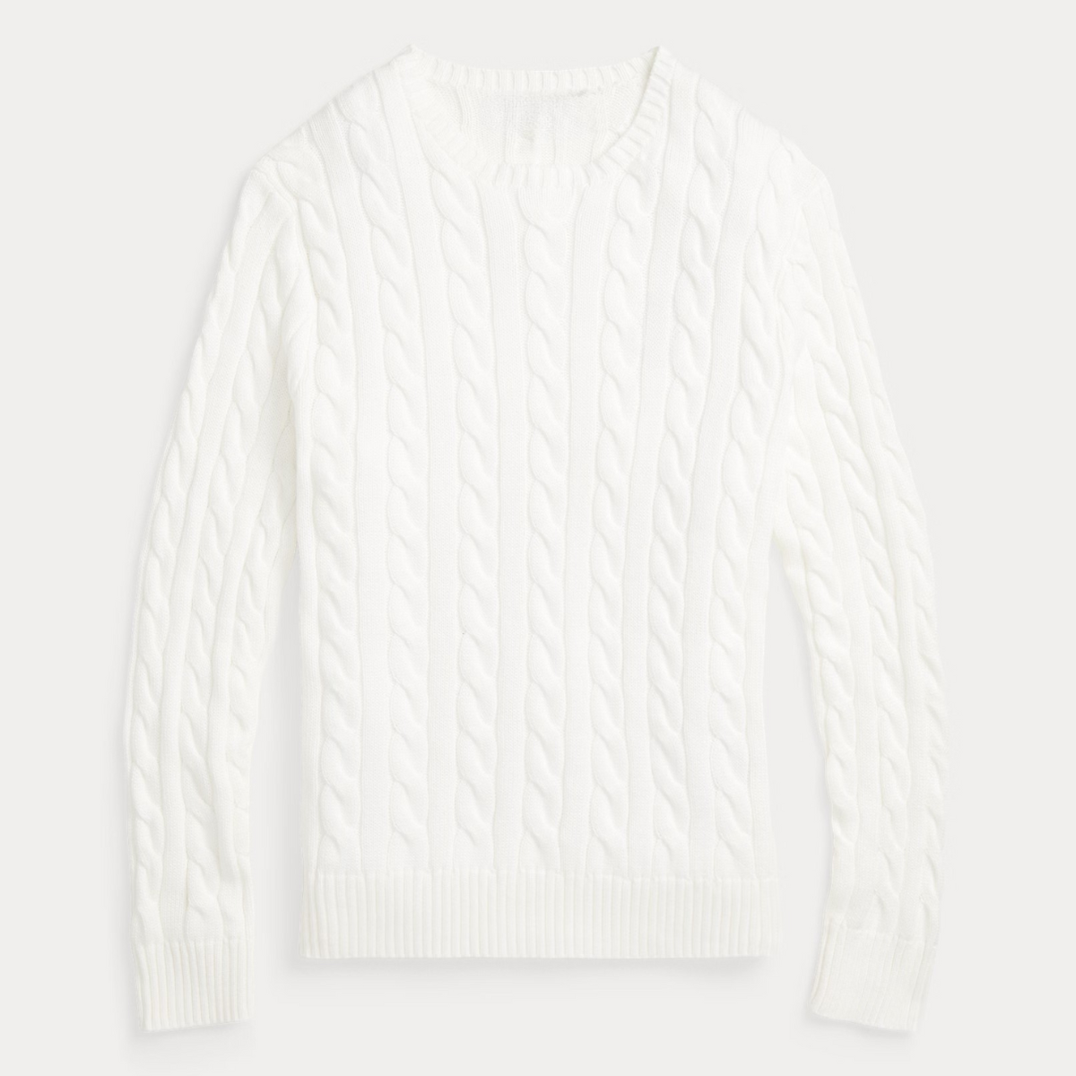 Cotton cable-knit sweater