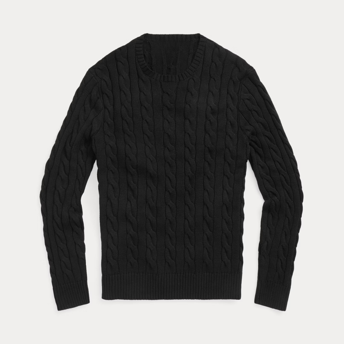 Cotton cable-knit sweater