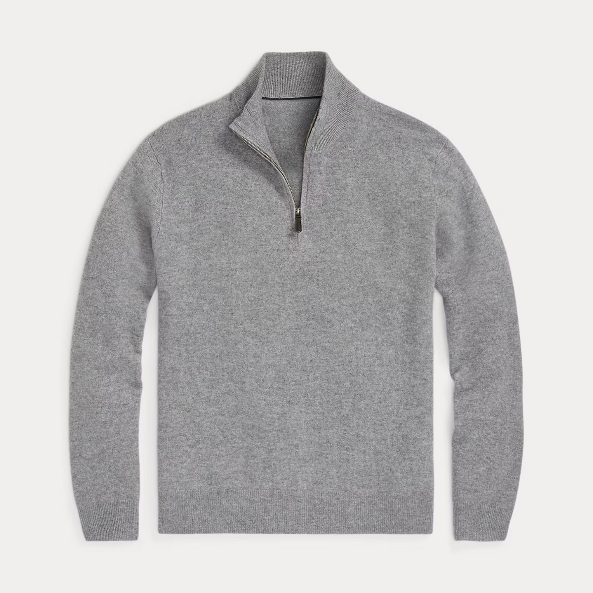 Quarter-zip Wool Sweater