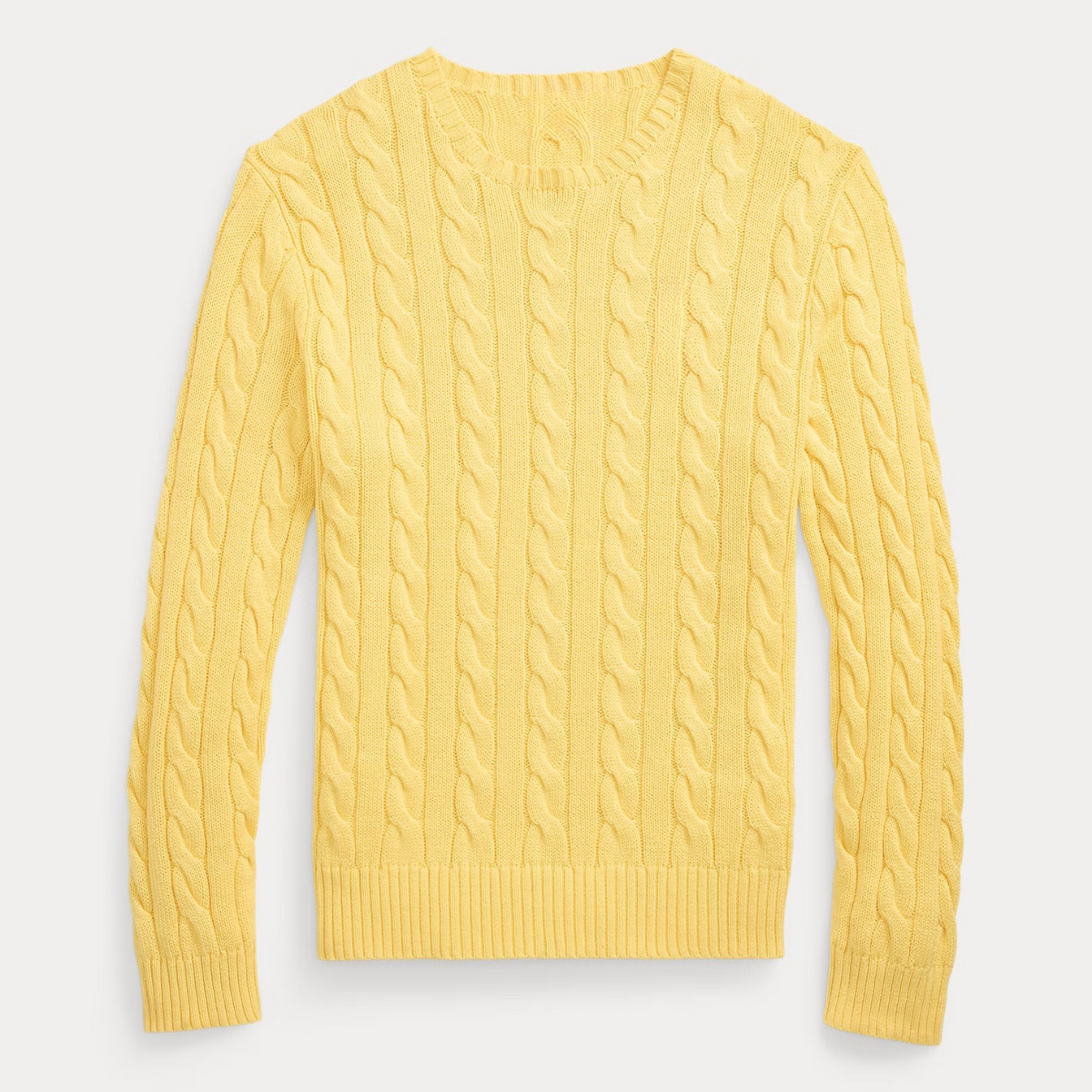 Cotton cable-knit sweater